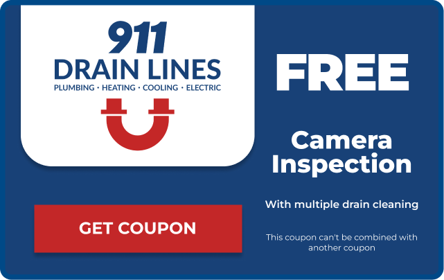 911 Drain Lines and Plumbing plumbing service coupon offer