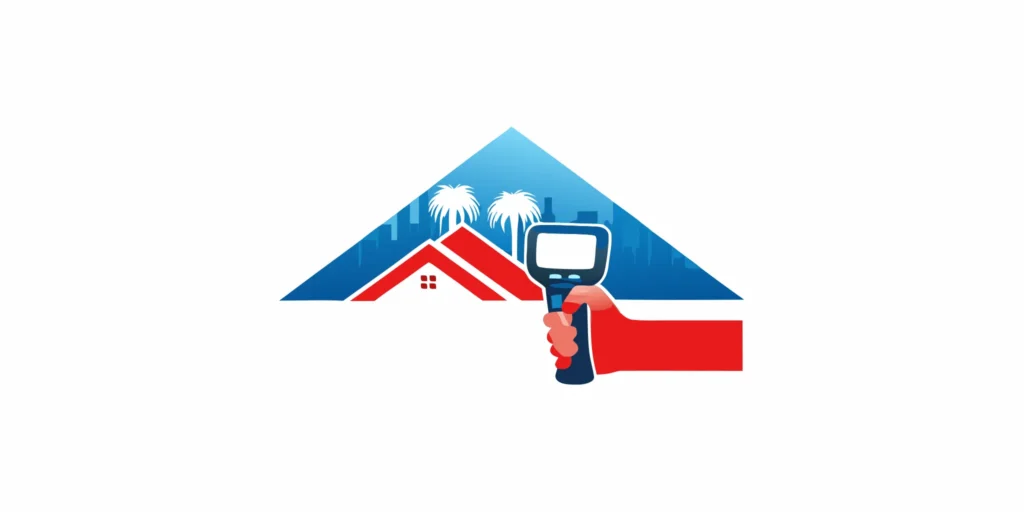 A professional performs electronic gas leak detection at a home in the Inland Empire.