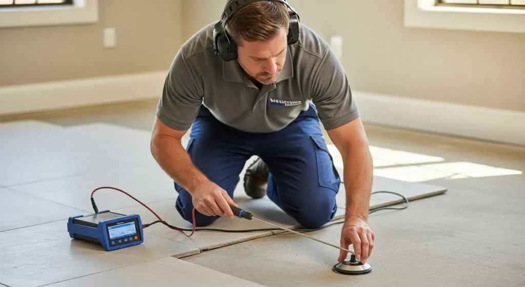 Signs of a slab leak in a home - 911 Drain Lines slab leak detection