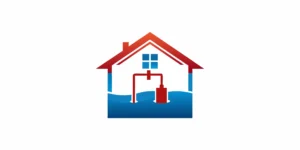 Sump pump in a residential basement pit with professional plumbing drainage system in Orange County home