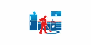 Professional plumber clearing a kitchen sink drain with a modern drain auger in an Orange County home